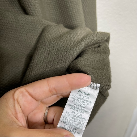 Anthropologie Stateside Bente Cowl Neck 3/4 Sleeve Pullover Sweater Size Large - Picture 9 of 12